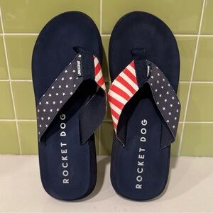 Rocket Dog Spotlight Stars and Stripes flip-flops